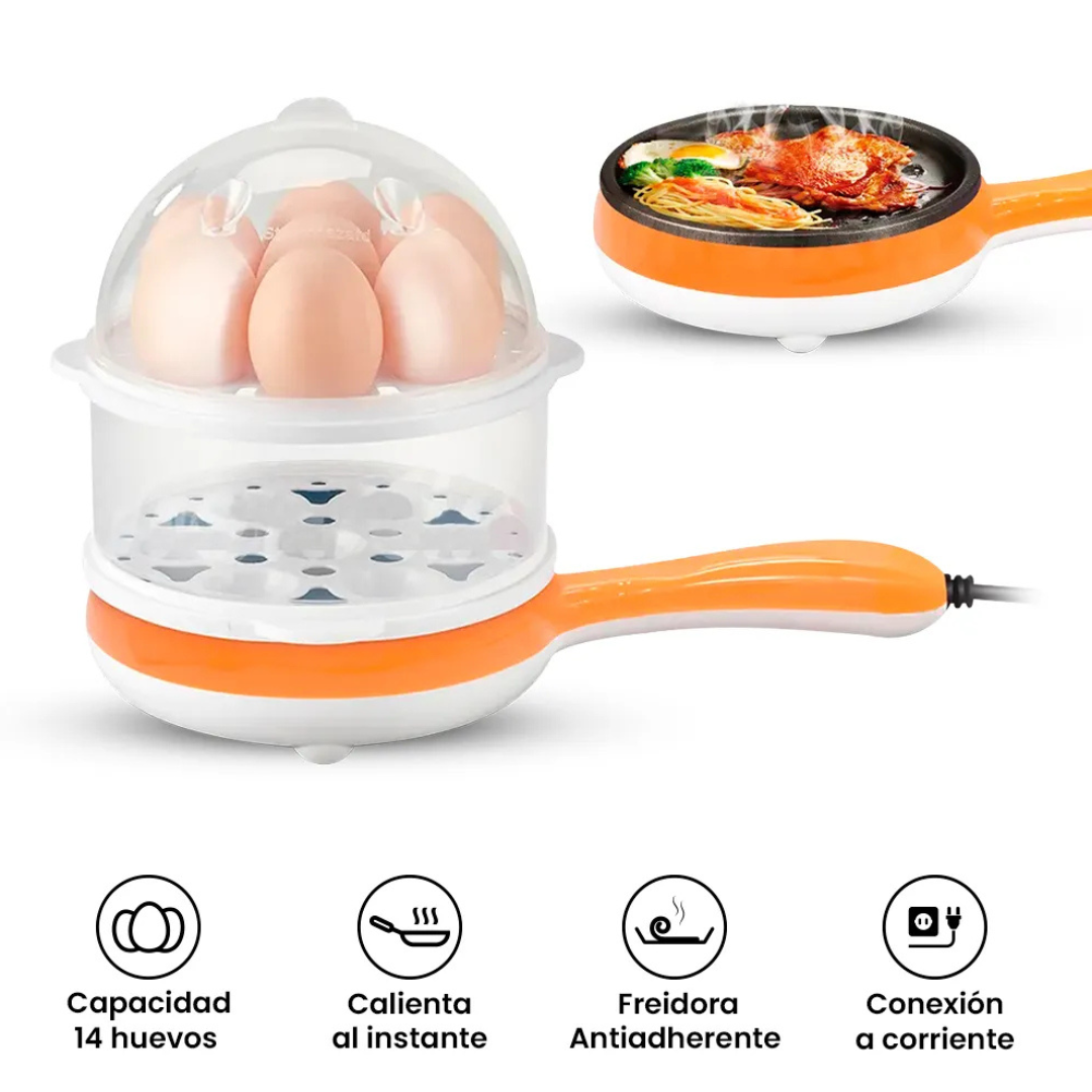 SARTÉN - COCEDOR DE HUEVOS 2 EN 1 - L0213