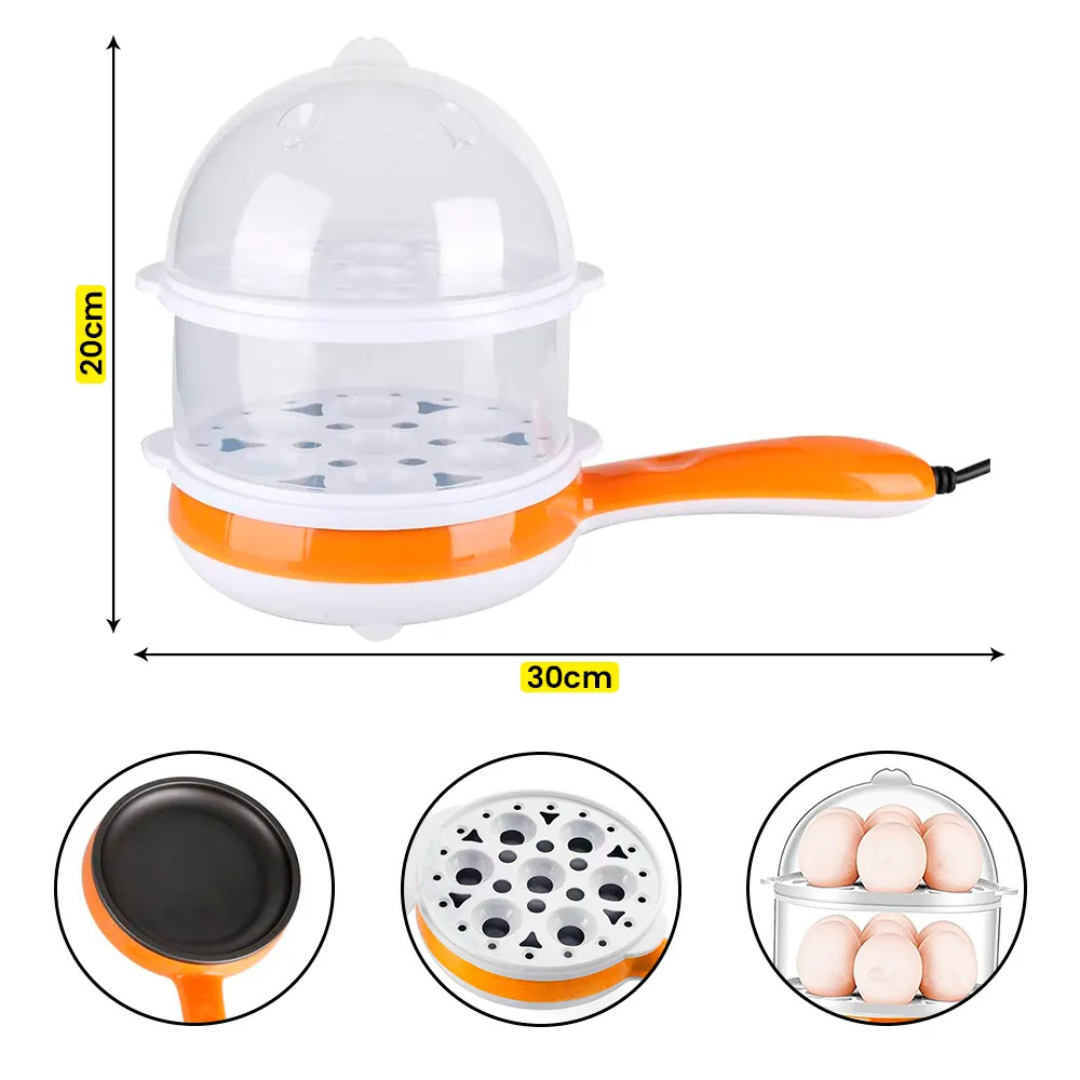 SARTÉN - COCEDOR DE HUEVOS 2 EN 1 - L0223