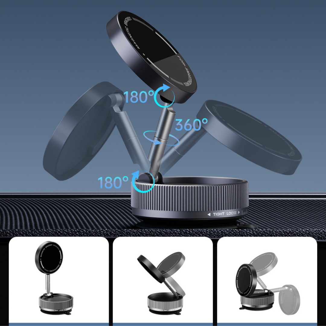 SOPORTE DE CELULAR MAGNETICO Y GIRATORIO DE 360° - L057