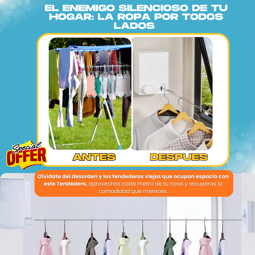 TENDEDERO RETRACTIL DE 4 METROS - L0210
