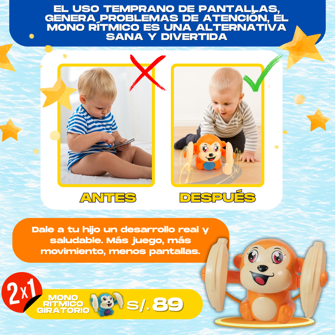 MONO RITMICO GIRATORIO (JUGUETE PARA NIÑOS) - L0236