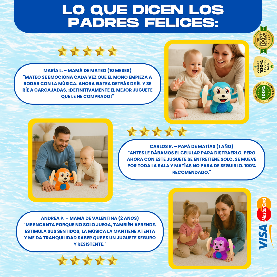 MONO RITMICO GIRATORIO (JUGUETE PARA NIÑOS) - L0236