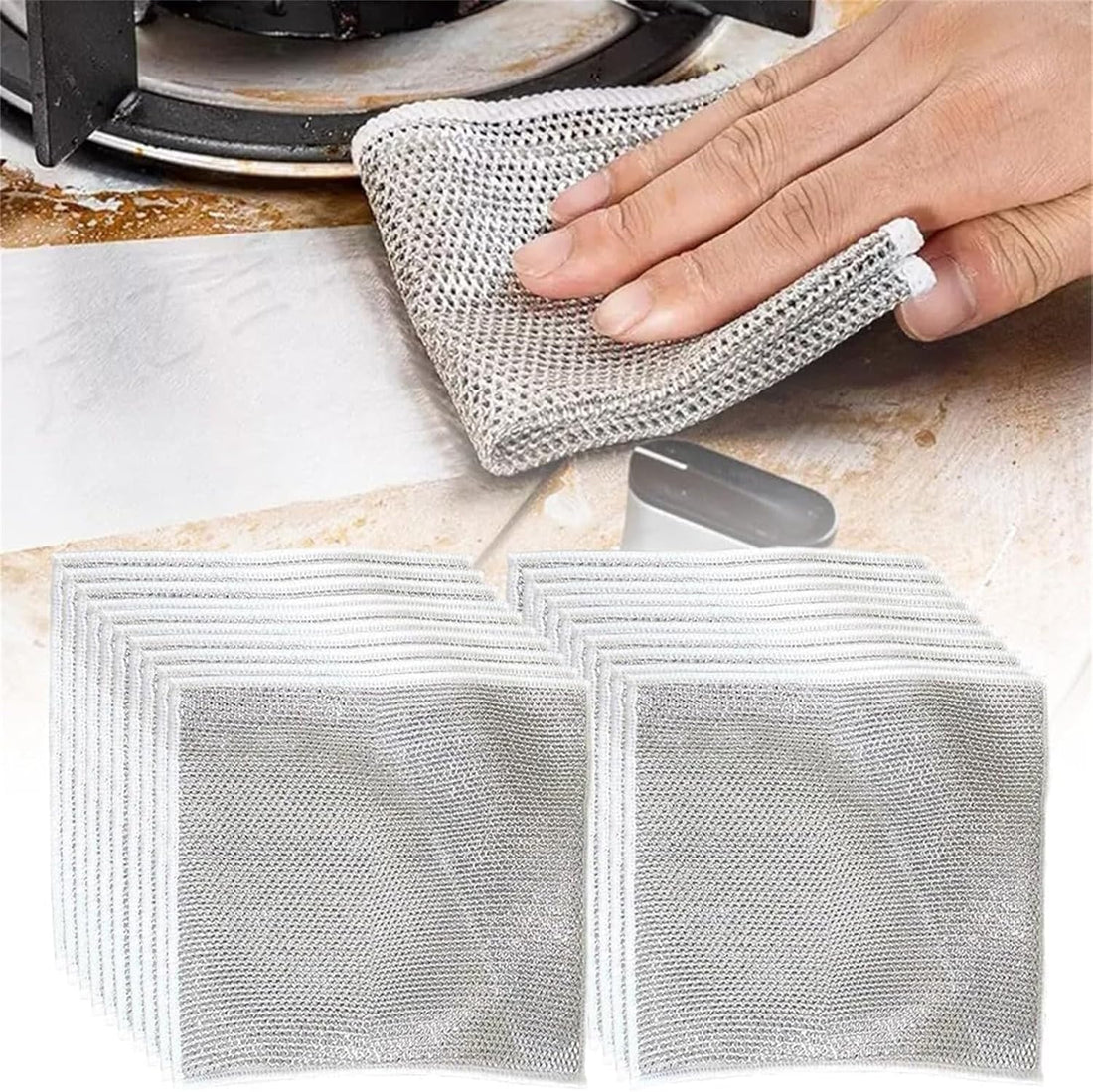 PACK QUITAGRASA (LIMPIADOR DE HORNOS+ 10 PAÑOS METALICOS)- L0118