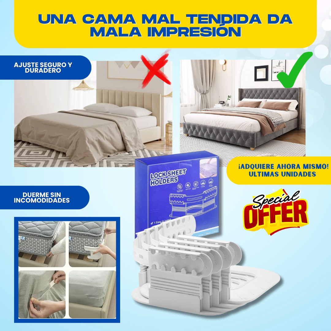 FIJADOR DE SABANAS + REGALO NAVIDEÑO - L0233