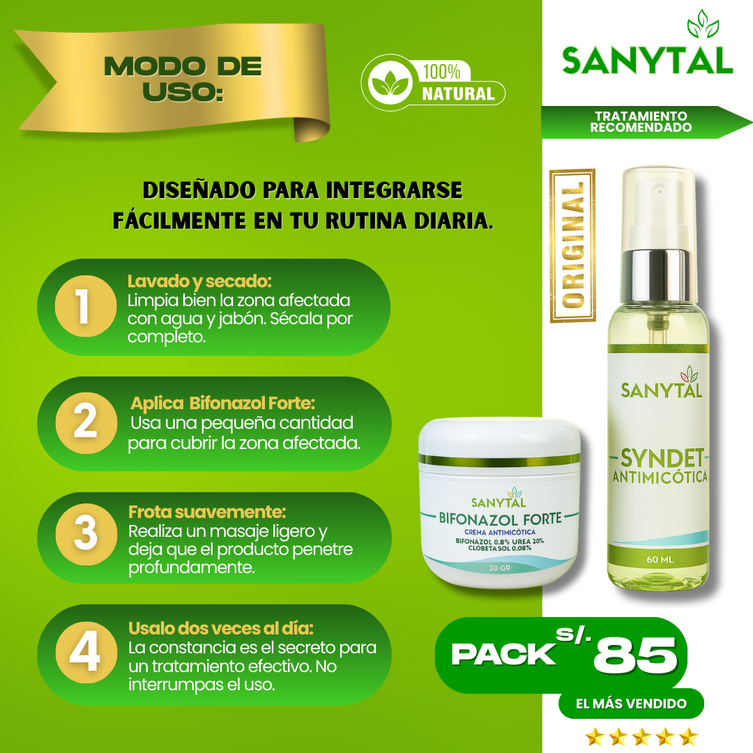 BIFONAZOL FORTE + REGALO JABÓN ANTIMICOTICO SYNDET - B02