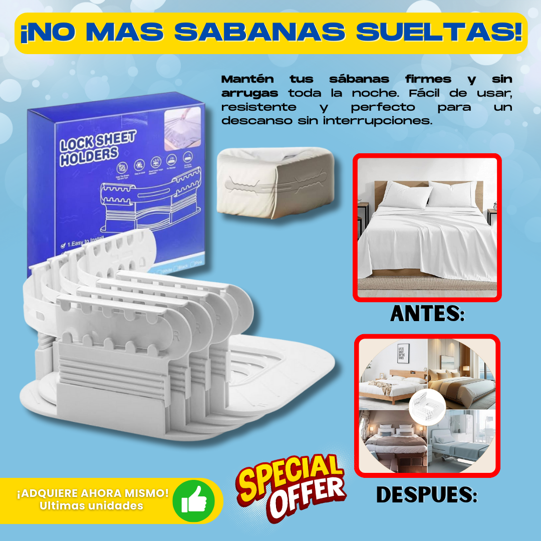 FIJADOR DE SABANAS + REGALO NAVIDEÑO - L0233