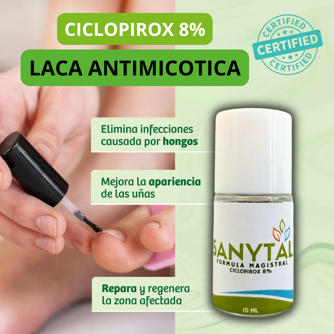 CICLOPIROX 8% - LACA ANTIMICOTICA - L0131