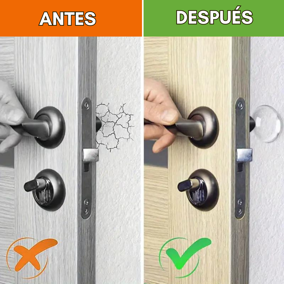 Tope protector de puerta con adhesivo UPSEEL (PACK DE 6 TOPES)