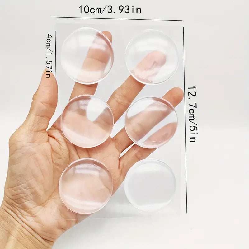 Tope protector de puerta con adhesivo UPSEEL (PACK DE 6 TOPES)