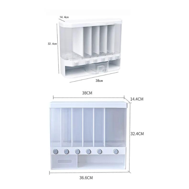 Dispensador de menestras y cereales