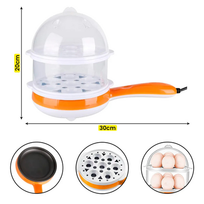 SARTÉN - COCEDOR DE HUEVOS  2 EN 1 - L0223