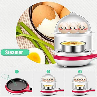 SARTÉN - COCEDOR DE HUEVOS  2 EN 1 - L0213