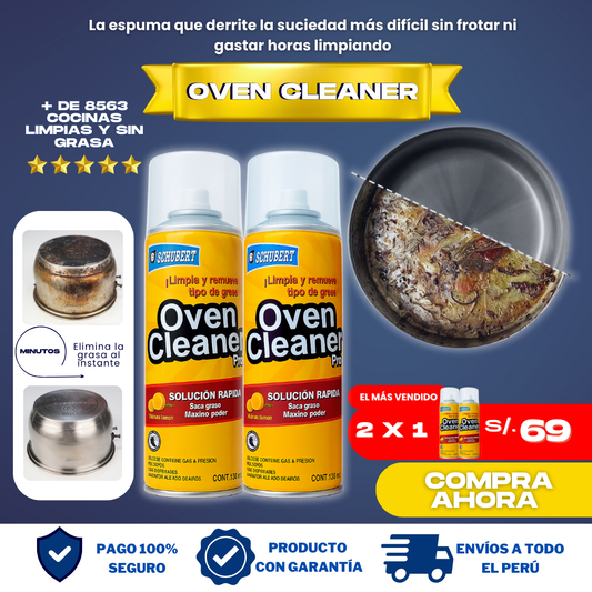 (2X1) OVEN CLEANER - ESPUMA QUITA GRASA