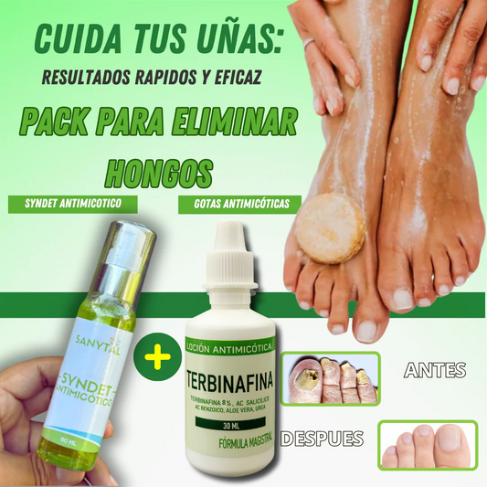 PACK ANTIMICOTICO (GOTAS DE TERBINAFINA + SYNDET ANTIMICOTICO) - L0211