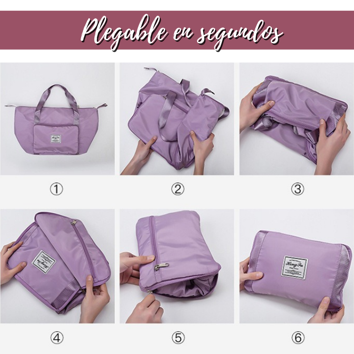 Bolso Plegable, Expandible y Impermeable (3 en 1)