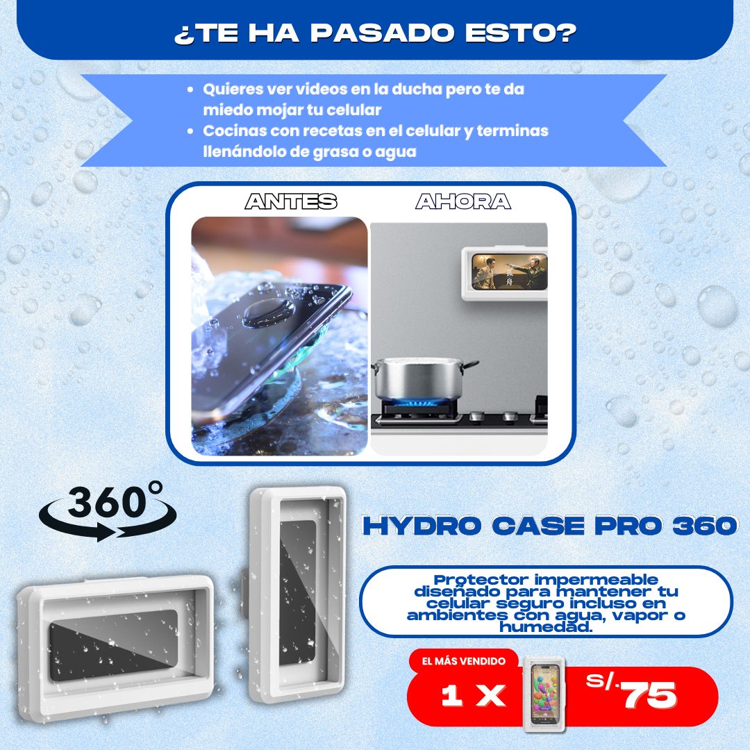 HYDROCASE PRO 360 (PROTECTOR DE CELULAR IMPERMEABLE) - L0294