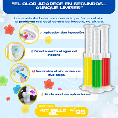 KIT SELLO GEL AROMATIZANTE (3 UNIDADES) - L0284