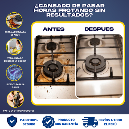 (2X1) OVEN CLEANER - ESPUMA QUITA GRASA