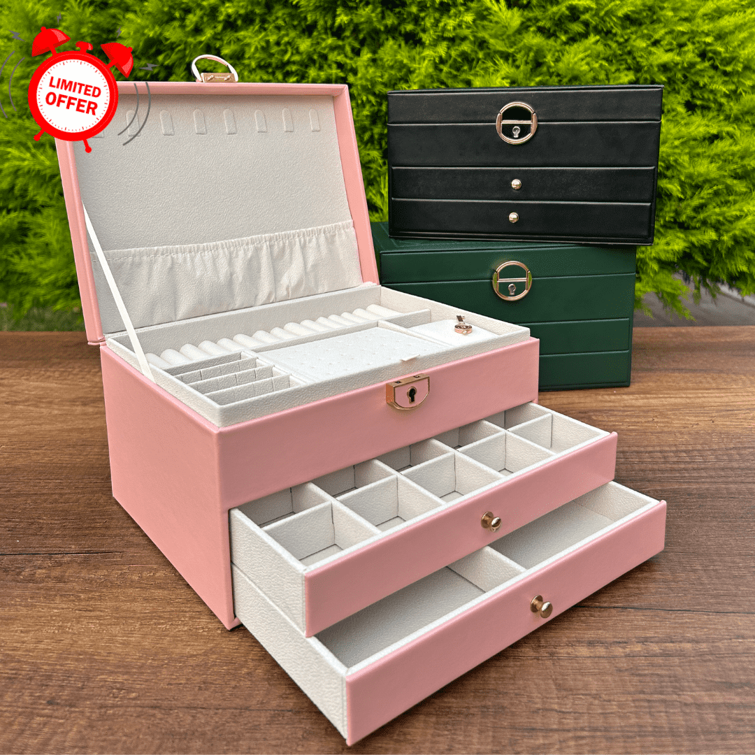 JOYERO ORGANIZADOR DE 3 PISOS - L053