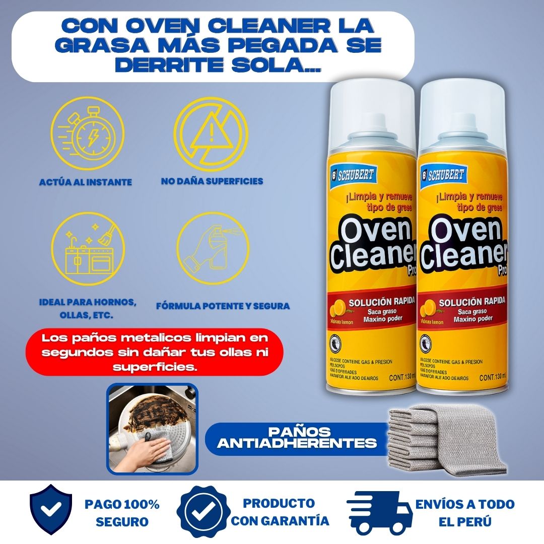 PACK QUITAGRASA + PAÑOS METALICOS ANTIADHERENTES + REGALO - L0258