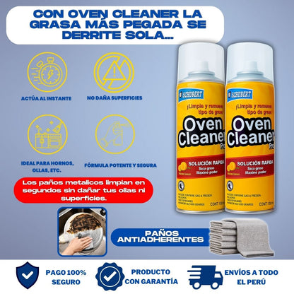 PACK QUITAGRASA + PAÑOS METALICOS ANTIADHERENTES + REGALO - L0258