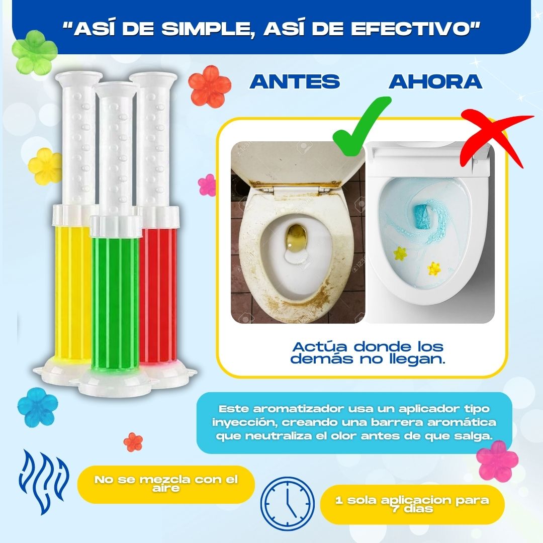 KIT SELLOS GEL AROMATIZANTES DE BAÑO (3 UNIDADES) - L0280