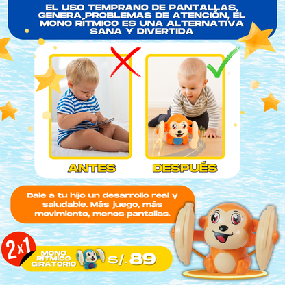 MONO RITMICO GIRATORIO (JUGUETE PARA NIÑOS) - L0236