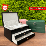 JOYERO ORGANIZADOR DE 3 PISOS - L055