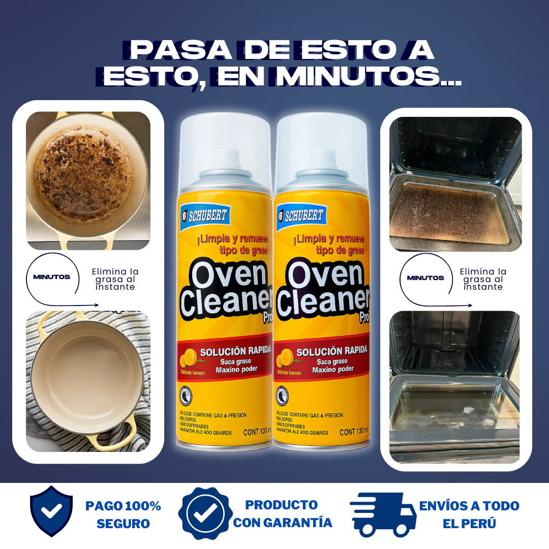 (2X1) OVEN CLEANER - ESPUMA QUITA GRASA