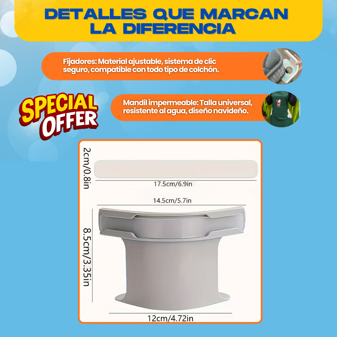 FIJADORES DE SABANAS (2X1) + REGALO - L0265