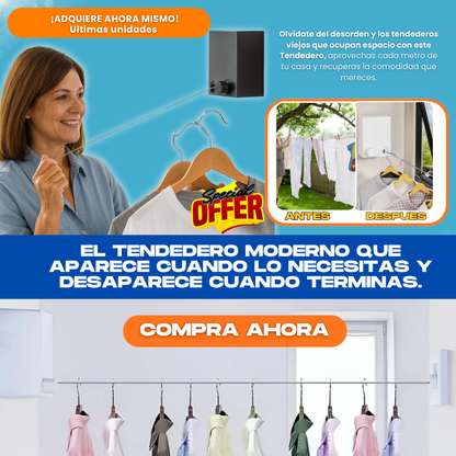 TENDEDERO RETRACTIL DE 4 METROS - L0210