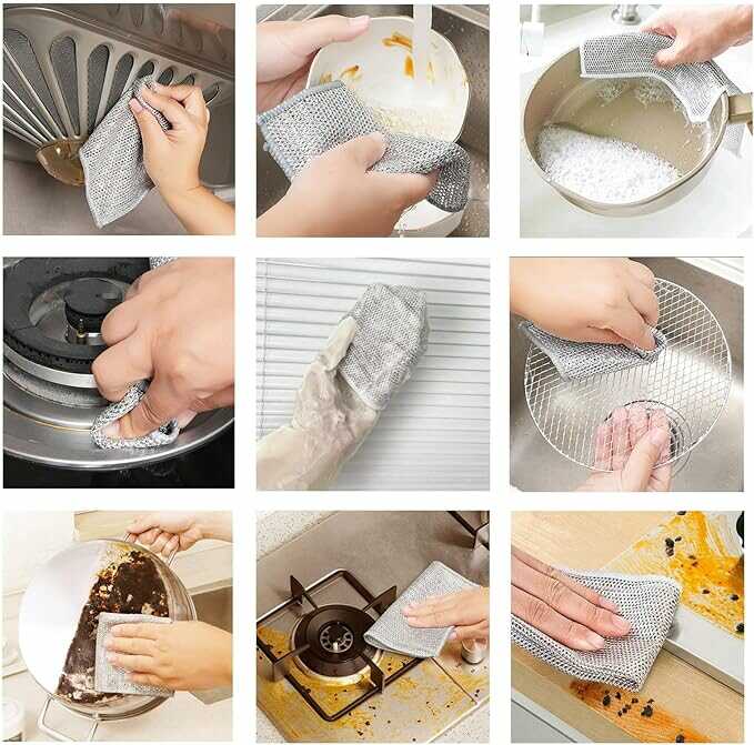 PACK PAÑO METALICO ANTIADHERENTE ( PACK 10 UNIDADES)