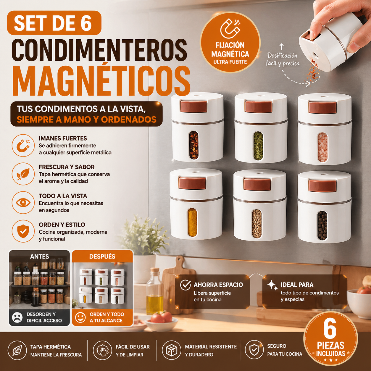 SET DE CONDIMENTEROS - 50 %