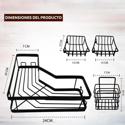 REPISAS ORGANIZADORAS DE BAÑO 5 EN 1 - L0222