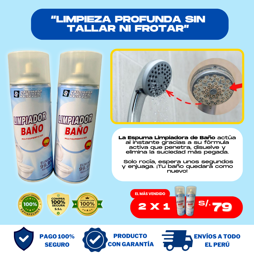 PACK ESPUMA PARA BAÑO Y DUCHA (2 ESPUMAS + REGALO) - L0245