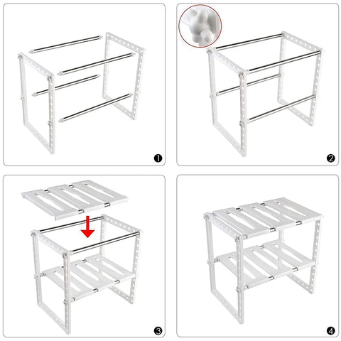 ESTANTE MULTIFUNCIONAL EXTENSIBLE PARA EL FREGADERO