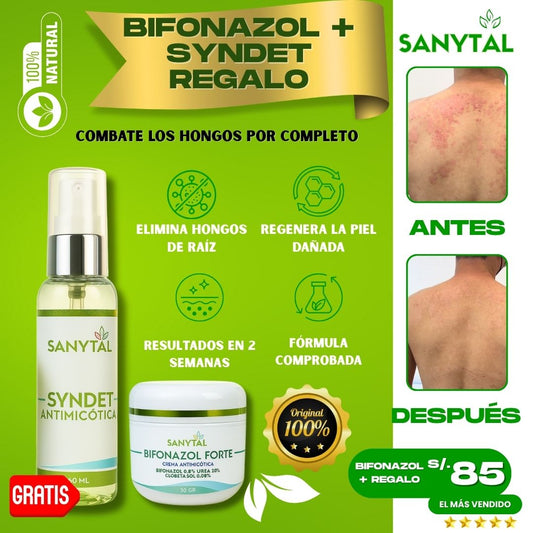 BIFONAZOL FORTE + REGALO JABÓN ANTIMICOTICO SYNDET - B02