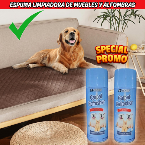 (2x1) ESPUMA LIMPIADORA DE MUEBLES Y ALFOMBRAS. - L0105