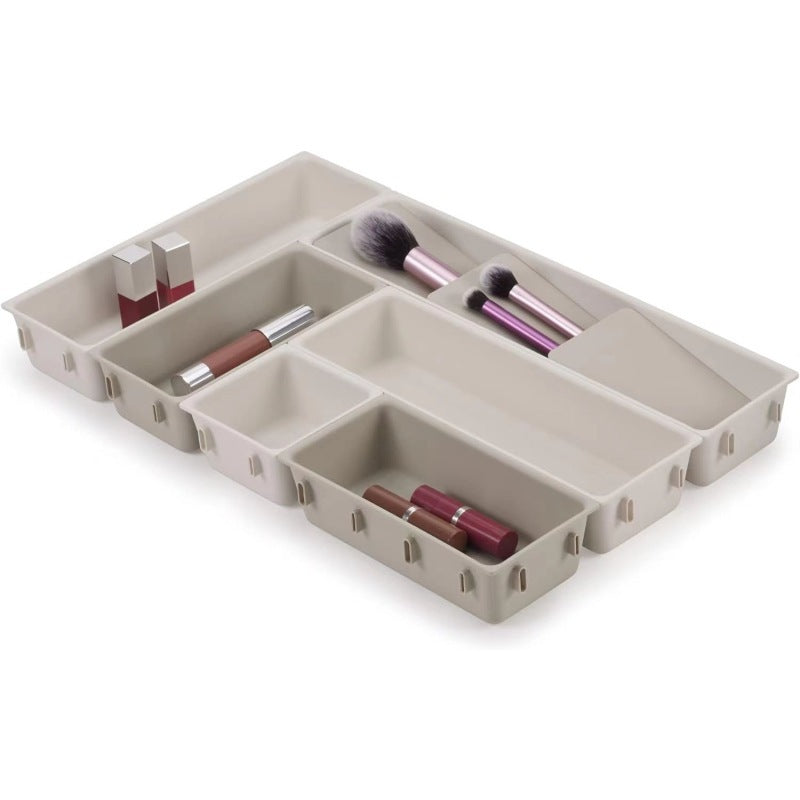 ORGANIZADOR DE MAQUILLAJE  + GRATIS UN LÁPIZ CUBRE CANAS DOBLE CASTAÑO Y NEGRO💄