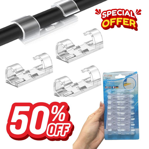 CLIP ORGANIZADOR DE CABLES - 50% DSCTO.