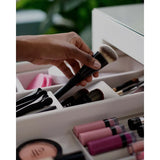 ORGANIZADOR DE MAQUILLAJE  + GRATIS UN LÁPIZ CUBRE CANAS DOBLE CASTAÑO Y NEGRO💄