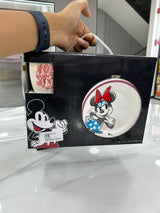 JUEGO DE PLATOS Y TAZAS DE MICKEY MOUSE ( 4 PIEZAS )- L0175