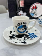 JUEGO DE PLATOS Y TAZAS DE MICKEY MOUSE ( 4 PIEZAS )- L0175