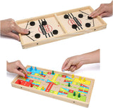 JUEGO DE MESA 2 EN 1 HOCKEY DE MESA Y LUDO