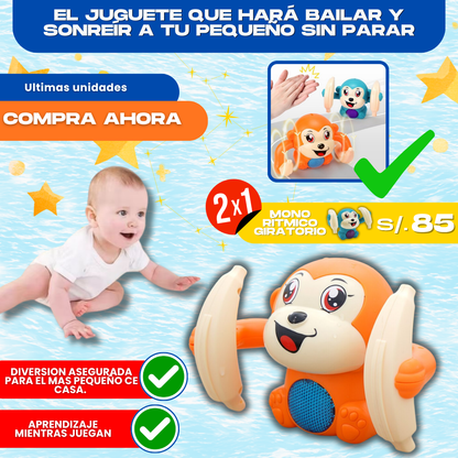 MONO RITMICO GIRATORIO (JUGUETE PARA NIÑOS) - L0236