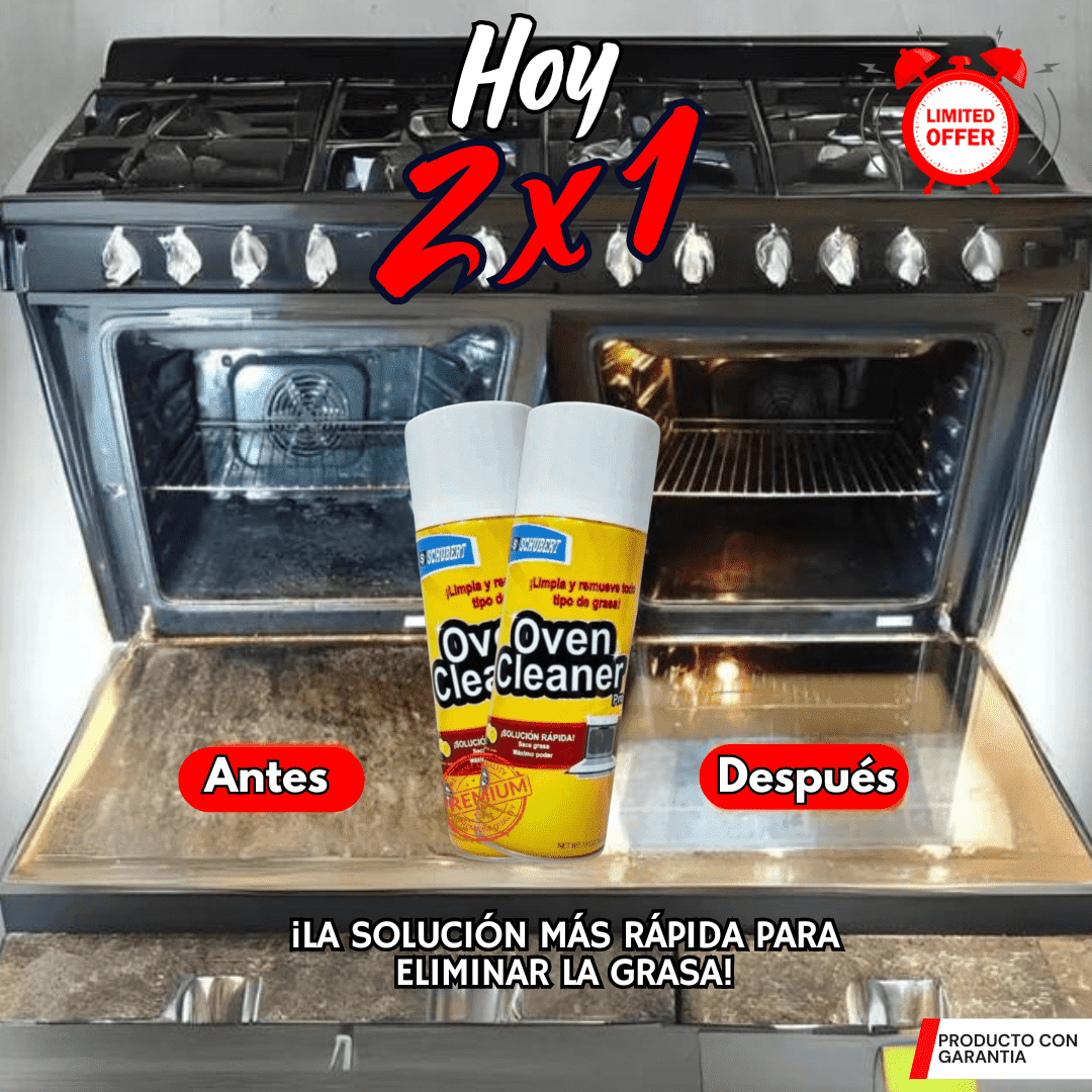 (2x1) OVEN CLEANER - ESPUMA QUITA GRASA