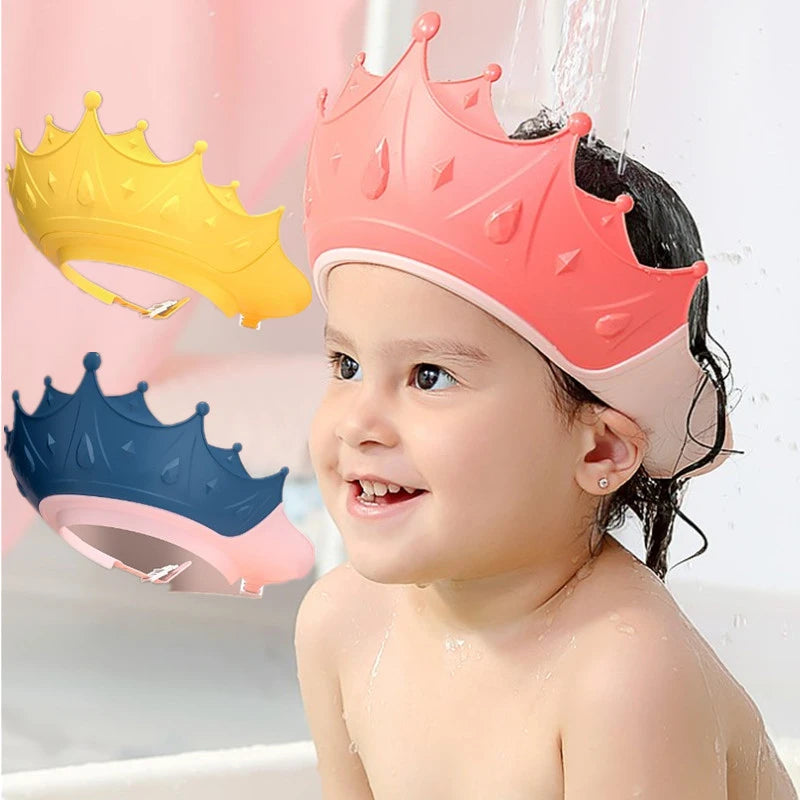 Pack Asiento de baño para bebes + Gorro Corona
